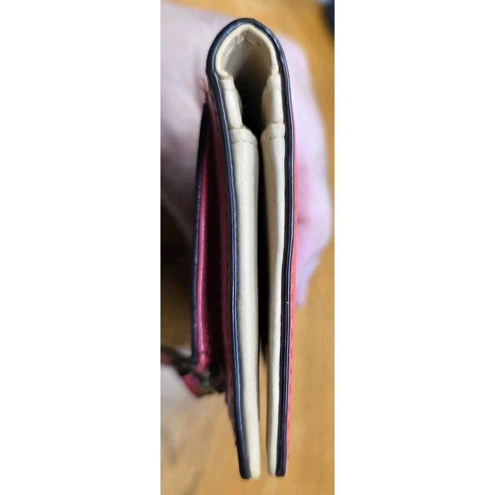 Kate Spade New York Grand Street Stacy Bifold Slim Wallet in Radish Pink